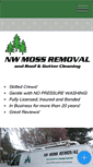 Mobile Screenshot of nwmossremoval.com